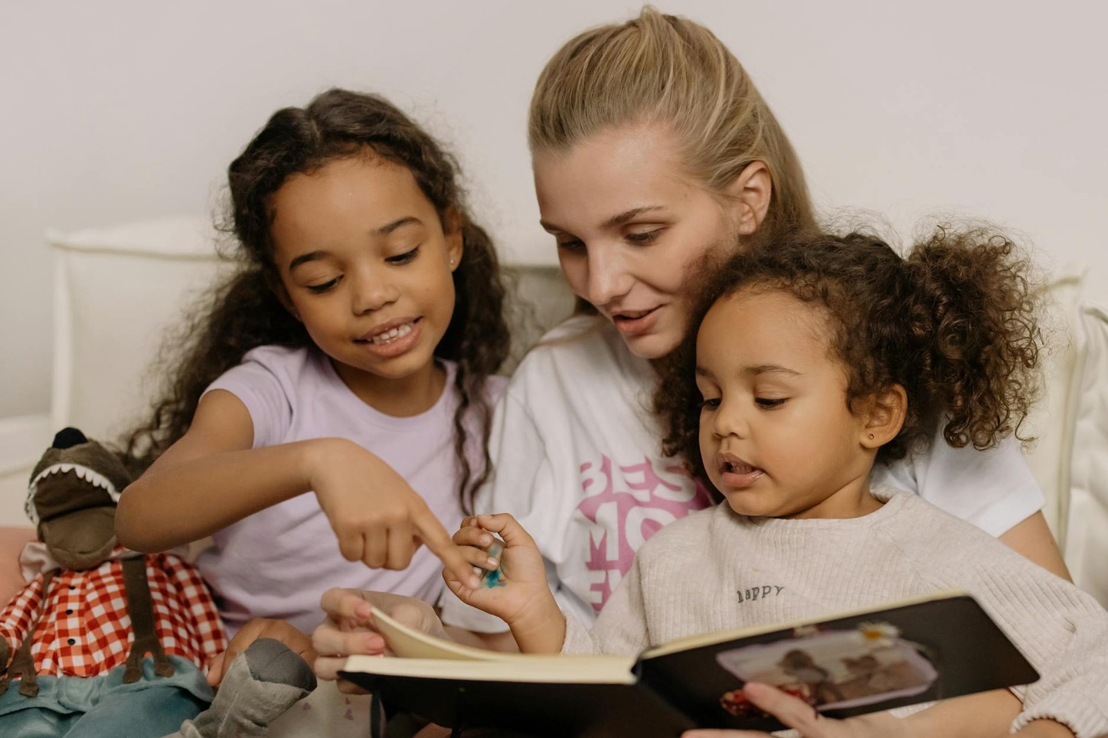 woman sitting smiling mother