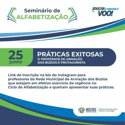 Descubra as últimas novidades: Prefeitura revela detalhes do aguardado Seminário Municipal de Alfabetização em 2024