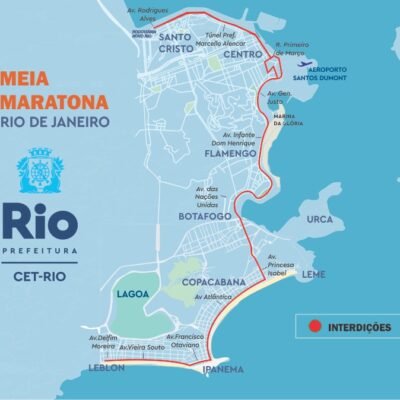 Esquema de trânsito da Prefeitura do Rio para Meia e Maratona do Rio: informações importantes