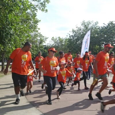 Participantes lotam Praça Dona Dita em Búzios para Corrida de Proteção Infantil contra abuso e exploração