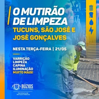 Prefeitura de Búzios promove ação comunitária em Tucuns, São José e José Gonçalves: serviços públicos gratuitos para os moradores