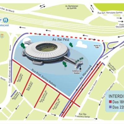 Esquema de trânsito otimizado para apresentação de Thiago Silva no Maracanã – Centro de Operações Rio