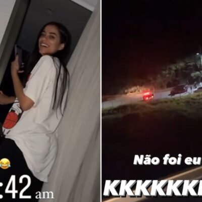 Key Alves ri da confusão com vizinhos chatos na madrugada: falta de paz constante.