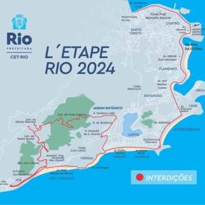 Saiba quais são as interdições no evento L’Étape Rio de Janeiro 2024 neste domingo no COR.