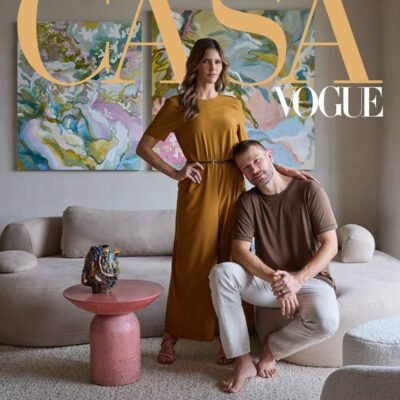 Tour pelo apartamento luxuoso de Fernanda Lima e Rodrigo Hilbert na edição de junho da Casa Vogue.