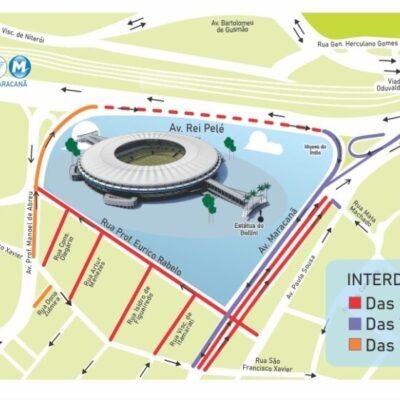 Esquema de trânsito para Flamengo e Fortaleza na quinta às 20h – Centro de Operações Rio