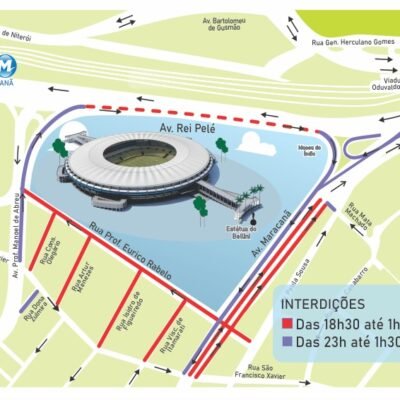 Esquema especial da Prefeitura do Rio para Fluminense e Palmeiras na quarta-feira.