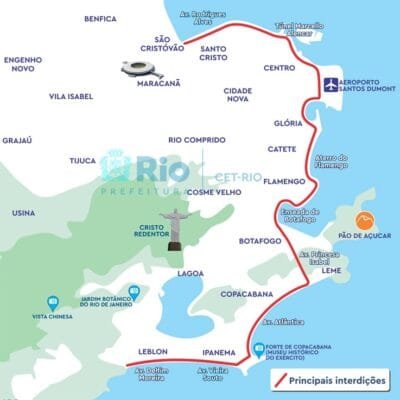 Meia Maratona no Rio: esquema especial de trânsito Zona Sul e Centro neste sábado