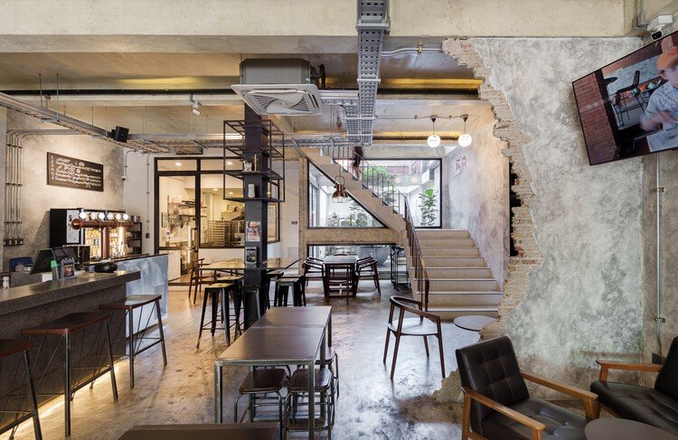 115 Bake House & JIM's Recipe UBON OLD TOWN / sutearchitect - Interior Photography, Dining room, Chair