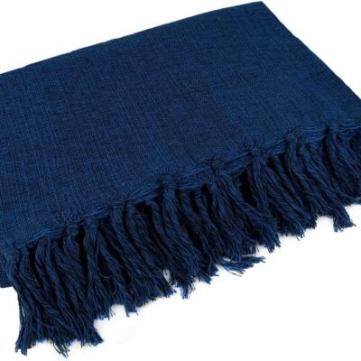 Mantas Artesanais Para Sofa 1,80×2,40 (AZUL)