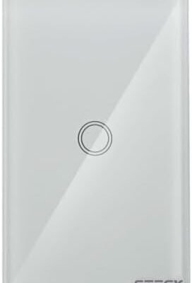 Steck, Interruptor Inteligente 4X2″, Touch Wi-Fi Steck Ambiente Conectado, 1 Módulo, Bivolt, Branco