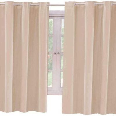 Cortina Blackout Corta Luz 220cm x 130cm – Palha