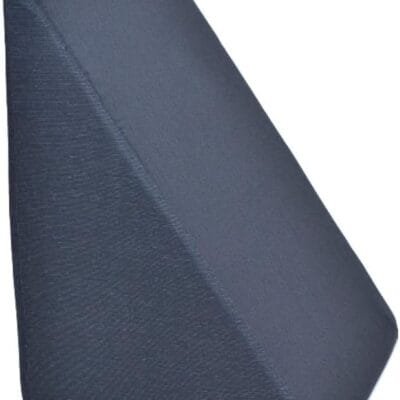 Travesseiro Triangular Leitura Espuma Encosto Adulto Apoio Costas Anatômico (Preto)
