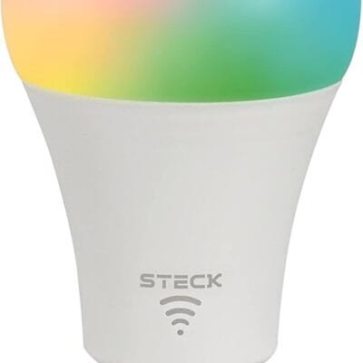 Steck, Lâmpada Inteligente 7W, Steck Ambiente Conectado RGBW Wi-Fi, Bivolt