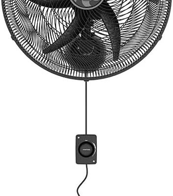 Ventisol Ventilador Osc Parede monta facil 50cm 6p preto 220v premium