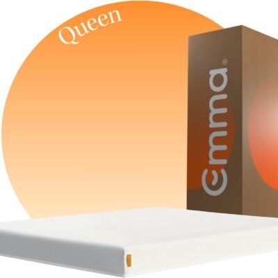 Colchão Queen de espuma Emma Basics 14cm – Firme e ortopédico com 5 anos de garantia