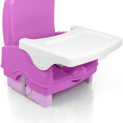 Cosco Kids, Cadeira de Refeição Portátil Smart, Rosa