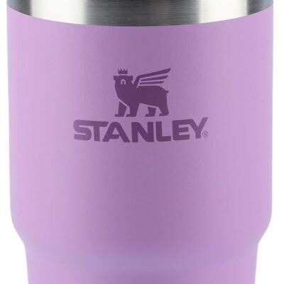 Stanley – Copo Quencher H2.0 FlowState 591ml – Copo de aço inoxidável com tampa, isolamento a vácuo, para água, chá gelado, café, smoothies e muito mais, Lilac