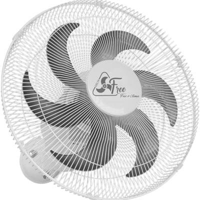 Venti-Delta Free Ventilador Oscilante Parede 40cm Grade Aço Bivolt Branco