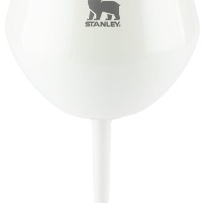 Stanley – Taça Térmica, Copo de cocktail isolado, aço inoxidável isolado a vácuo para bebidas frias, copo de gin ou vinho, 414 ml, Cream Gloss