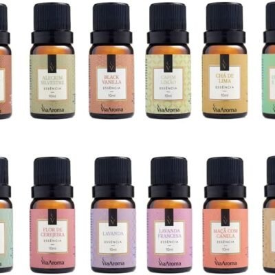 Kit 10 Essências Para Aromatizador Elétrico 10ml Via Aroma