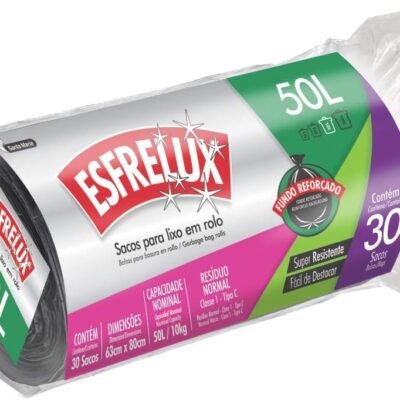 SANTA MARIA Sacos Para Lixo Rolo Economico 50L Esfrelux