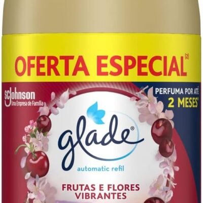 Glade Aromatizador de Ambiente Automático, Glade Refil, Odorizador de Ambiente, Frutas e Flores Vibrantes, 269ml