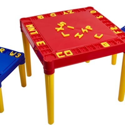 Mesa e cadeira Infantil Vermelha Tritec