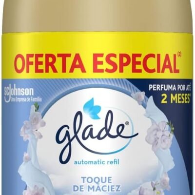 Glade Aromatizador de Ambiente Automático, Glade Refil, Odorizador de Ambiente, Toque de Maciez, 269ml