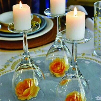 24 Velas Duração 20 Horas Decoração Festas Casamento Rechaud