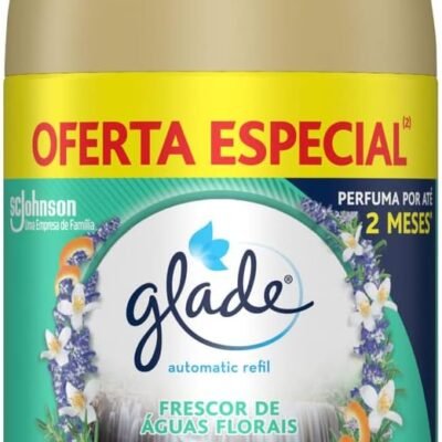 Glade Aromatizador de Ambiente Automático, Glade Refil, Odorizador de Ambiente, Frescor de Águas Florais, 269ml