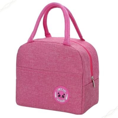 Bolsa Sacola Térmica Lancheira Marmita Academia Trabalho – Quente e Frio (Rosa)