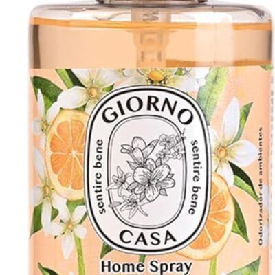 Sprays de Ambiente com Perfume (Aromatizador de Ambientes), Flor de Laranjeira , Giorno Casa, 250 ml, Laranja