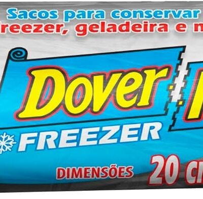 Freezer-Roll Saco Para Alimentos 2 Litros Transparente Rolo Com 50 Sacos Cada