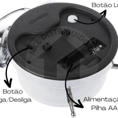 Relógio de Mesa Vintage Antigo Clássico Despertador Com Luz Led Noturna Em Metal Analógico MCL Distribuidora