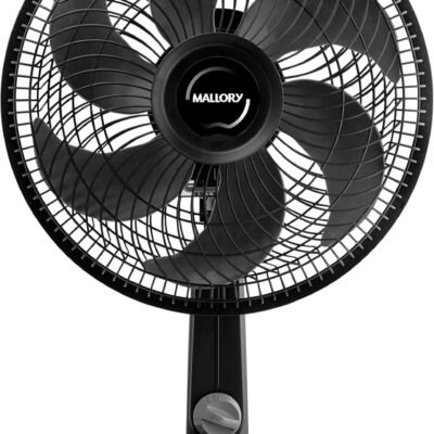 Ventilador de Mesa Mallory Turbo Compact 30 cm, Silencioso, Hélice de 6 pás, Grade Especial em Sistema TS, Máxima Vazão e Mínimo Ruído -127V