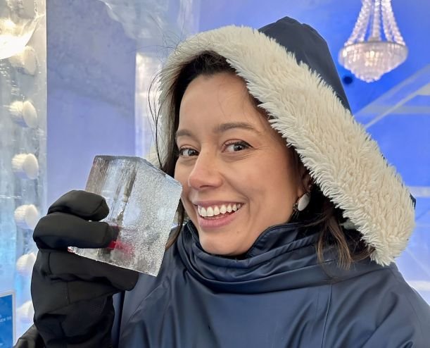 Bar do Icehotel oferece doses em copos de gelo