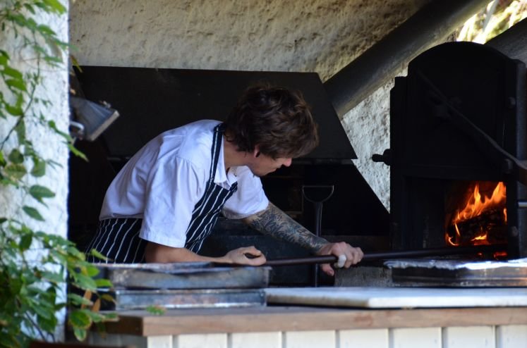 Forno a lenha do restaurante Mostrador Santa Teresita