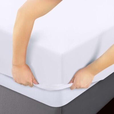 Lençol Avulso Solteiro c/Elástico Percal Flex 400 Fios Ultra Macio e Resistente Branca