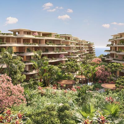 Foster + Partners projetam hotel e residências TEMPO com design ondulado para a costa do Brasil