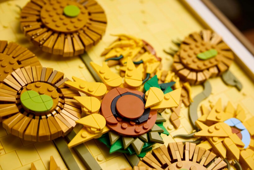 LEGO van gogh sunflowers