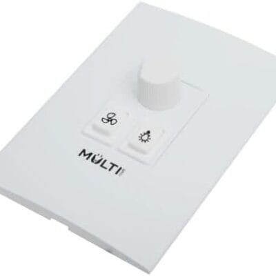 Conjunto controle de ventilador para embutir com espelho 4×2” Multicraft