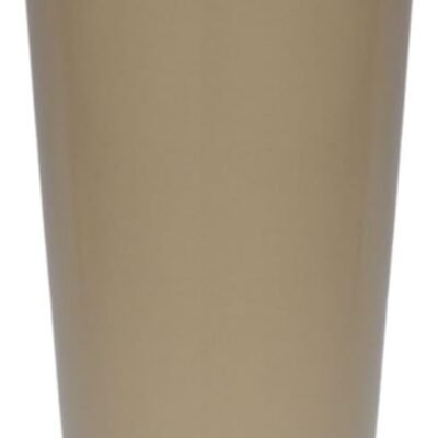 Vaso para plantas grande polietileno moderno liso decorativo (Bege)