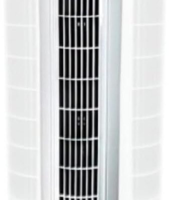 Ventilador De Torre coluna 3 niveis de velocidades branco Turbo Silencioso circulador de ar oscilante compacto 220v 75cm Design Moderno branco