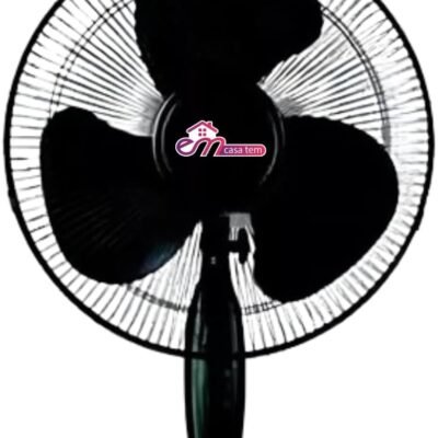 Ventilador de Coluna Pedestal de 3 Velocidades, 40 cm, 110V, Preto