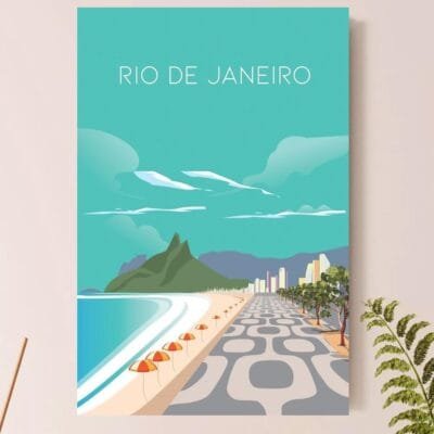 Quadro Decorativa Rio de Janeiro (RIO_05)