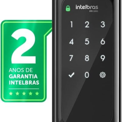 Fechadura Smart de Sobrepor Compatível com Alexa IFR 1001 Preto Intelbras