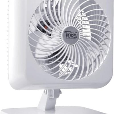 Venti-Delta Turbi Ventilador Oscilante 2 em 1 Mesa ou Parede 3 Velocidades 30cm Inverse Grid 127v Branco