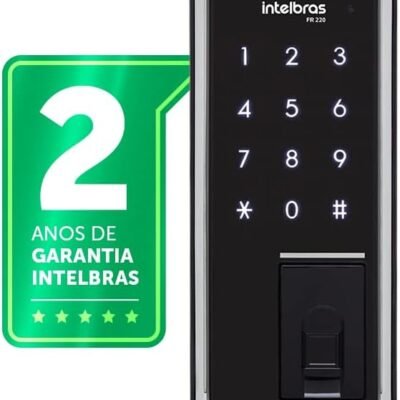 Fechadura Digital FR 220 Preto Intelbras