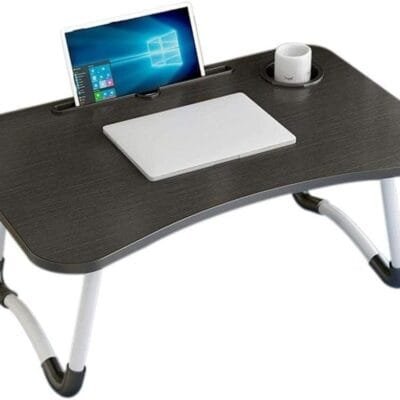 Mesa Portátil Para Notebook Cama Sofá Com Suporte Para Copo e Tablet Compacta Resistente e Dobrável ®Hallure